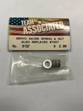 Team Associated RC10 B2 T2 SERVO SAVER SPRING & NUT 9157 RARE DISCONTINUED