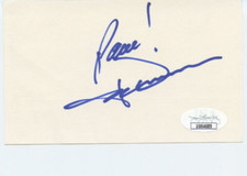 John Denver Hand-Signed 3x5 Index Card JSA Certified Authentic Autograph