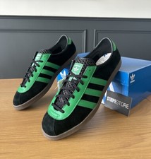 ADIDAS LONDON 2024 CITY CAMOSCIO NERO VERDE IE0826 - TAGLIA UK 9 - NUOVE CON ETICHETTE E SCATOLA