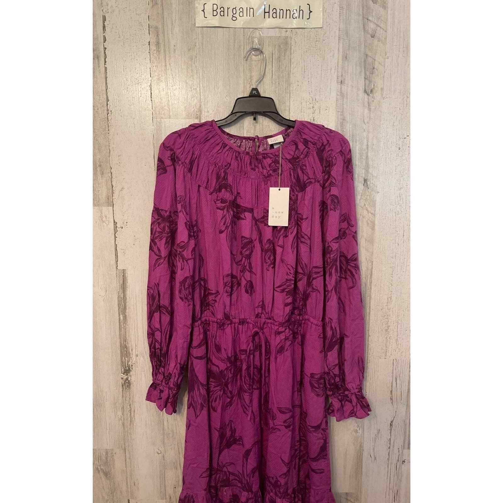 A New Day Floral Maxi Dress Size Medium 