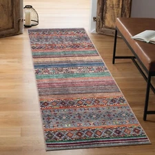 Keen Home Design 2x7 Rug - Machine Washable Runner Rug with Non-Slip Backing,...