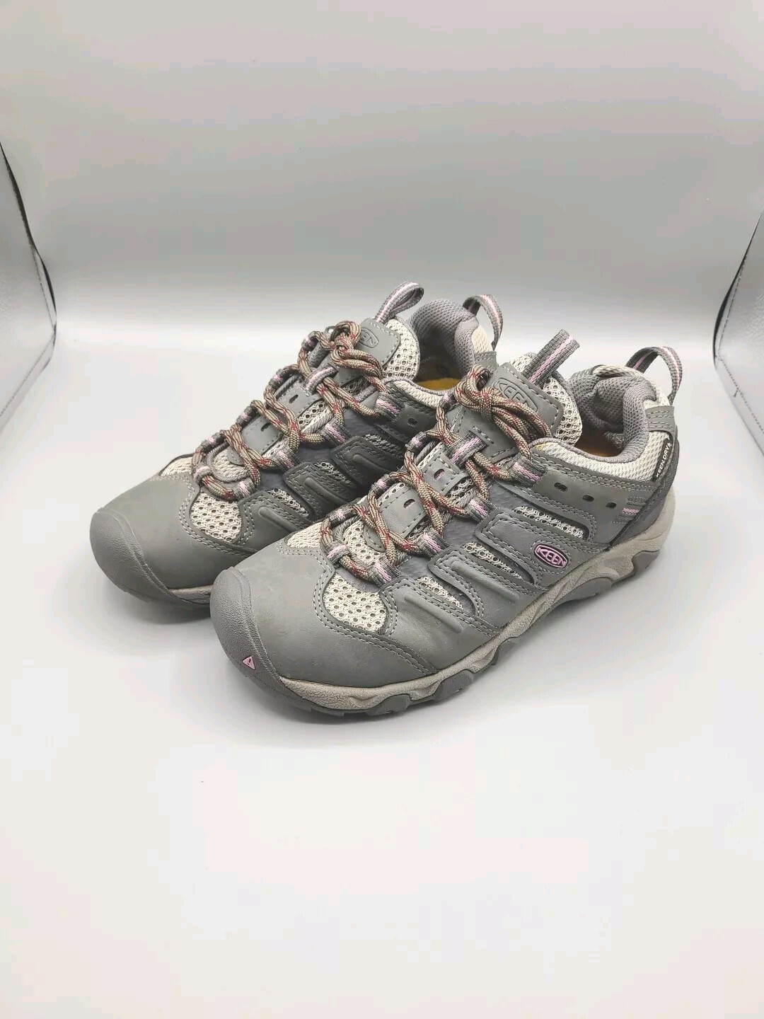 Scarpe da trekking impermeabili Keen Dry taglia 6 donna grigio viola