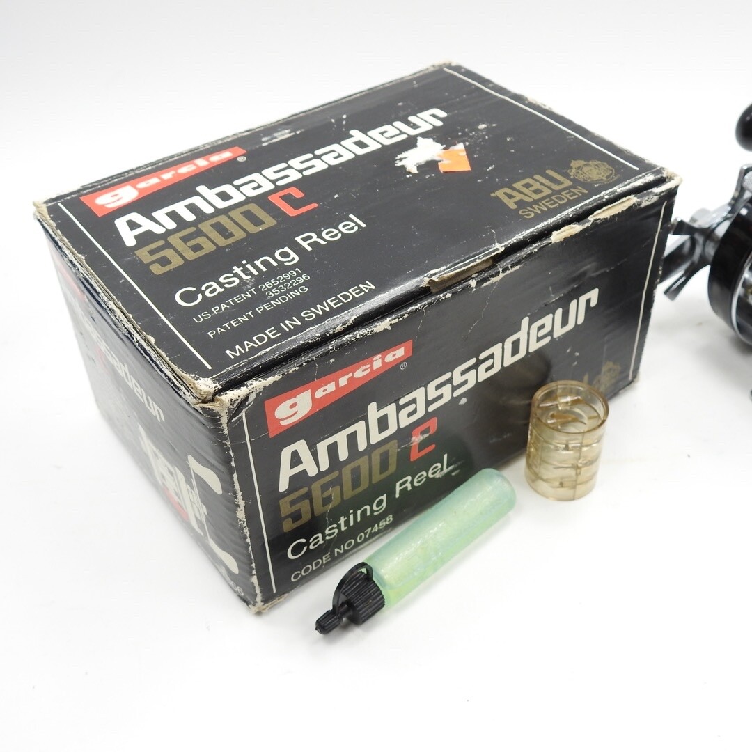 Abu Garcia Ambassadeur 5600C Fishing Reel. Made in Sweden. W Abu Garcia Ambassadeur 5600C Fishing Reel. Made in Sweden. W