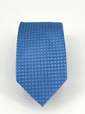 Silk Tie - Light Blue Pattern