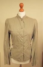 Paul Smith Size 42 Uk 10-12 Pure Cotton Tailored Fit & Flare Casual Jacket Khaki