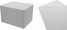 400 7" Record Bin Index Divider Cards - 7"x8-1/2" - White Standard 20mil Thick