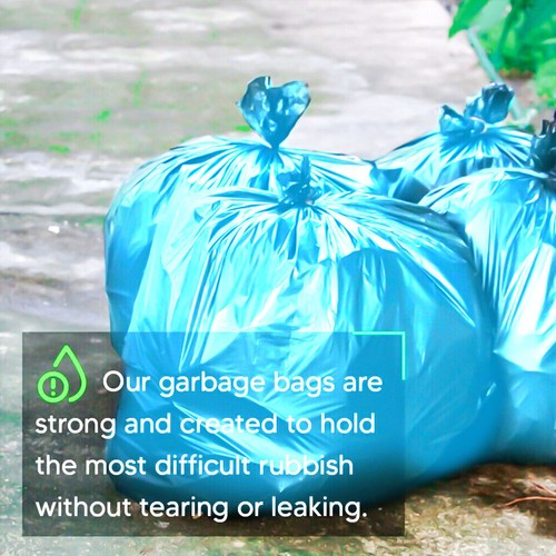 Bin Liner Bags 18" x 29" x 39" 160Gauge (90ltr) Assorted Rubbish Waste Bin Bags - Picture 6 of 26