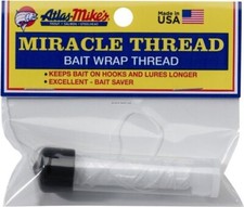 Atlas Mikes Miracle Bait Wrap Fishing Thread w/Dispenser 100 Foot Clear 66830