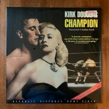 CHAMPION Laserdisc Kirk Douglas NEW AND SEALED