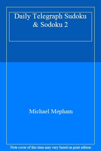 Daily Telegraph Sudoku Sodoku 2 Michael Mepham 330444514 EBay