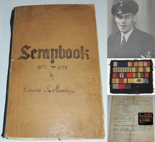 Segunda Guerra Mundial Guerra de Corea Marina Real Británica Foto Libro de recortes Agrupación de documentos Libros de cerillas