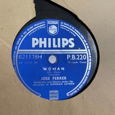 Woman, Jose Ferrer / Man, Rosemary Clooney 78rpm 10'' Gramophone Record