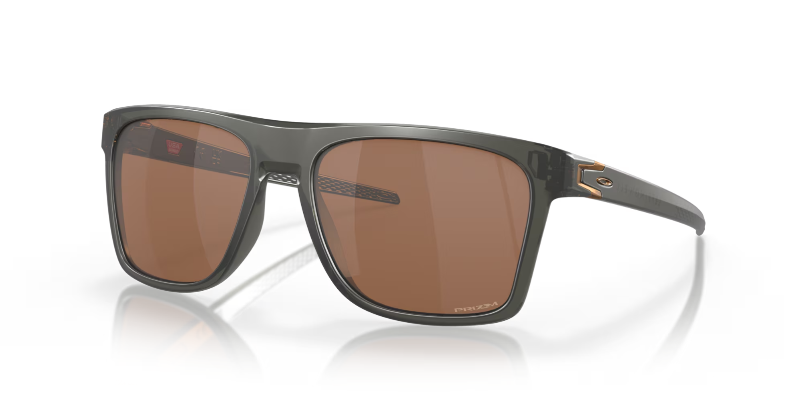 Oakley Sunglasses LEFFINGWELL Matte Grey Smoke PRIZM Tungsten Lens OO9100-0257
