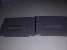 2 Game Lot Super Nintendo Snes Super Punch-Out Boxing And Super Mario World 