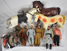 Vintage Gabriel Lot from 1970s The Lone Ranger/Tonto/Johnny 3 Horses Accessories