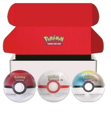 Pokemon TCG Poké Ball Tin 3-Pack Bundle (2024-Q4) Scarlet Violet, 9-Packs [New]