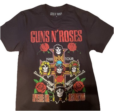 Guns N' Roses Tour 1988 Cotton T-Shirt. Licensed 2025 Gunoam
