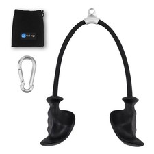 Tricep Rope with Ergonomic Handles, 36 Inch Tricep Pull Down Rope for Cable M...