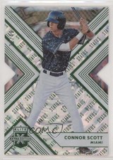 2018 Panini Elite Extra Edition Status Emerald Die-Cut /49 Connor Scott #12 0c6