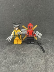 Lego 6866 Deadpool Wolverine Minifigures Super Heroes Marvel  X Men 2012