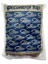 Silkies Control Top Pantyhose Vintage Size Medium Nude 721