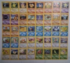 Base Set Base #2 Jungle Fossil Set VTG 67 Pokemon Cards Lot Mp