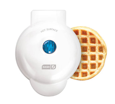 Dash Mini Maker Electric Round Griddle for Individual Waffles,