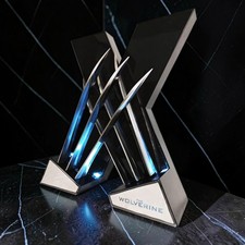 Wearable Steel Wolverine Claws   LED Display Prop   XMen Logan Replica Pair