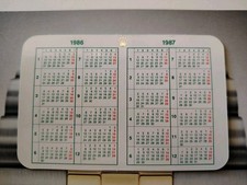 CALENDARIO ROLEX 1986-1987
