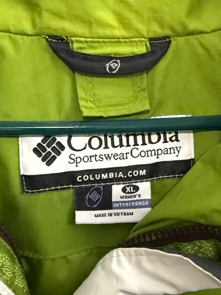 Abrigo de invierno exterior Columbia Interchange verde para mujer XL Foto 4 de 4