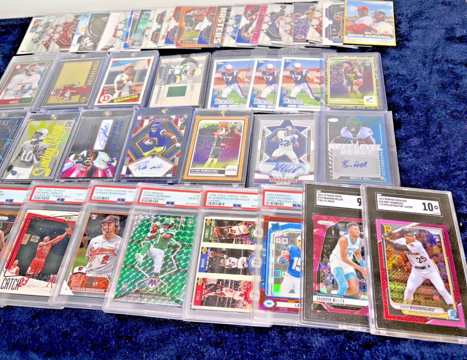 HUGE HIGH END SPORTS CARD DANIELS, HURTS, NACUA AUTOS PSA GU COLLECTION LOT READ view 6