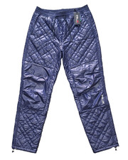 Ralph Lauren RLX Navy Quilted Thermal Water Repellent Golf Trousers - US Medium