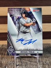 2019 Bowman's Best Michael Toglia Best of 2019 Auto #B19-MTO Colorado Rockies