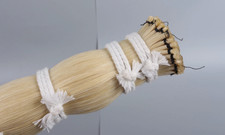 250g 80-85cm Natural Horse Tail Mongolian HorseTail Violin Cello Bow Hair White