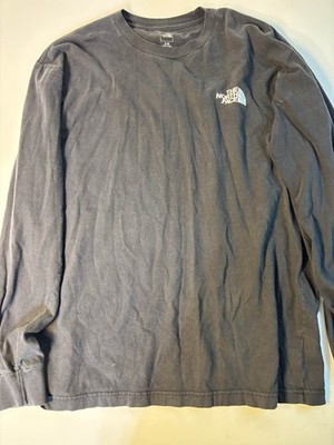 The North Face Men's L/S Tee Black Graphic L