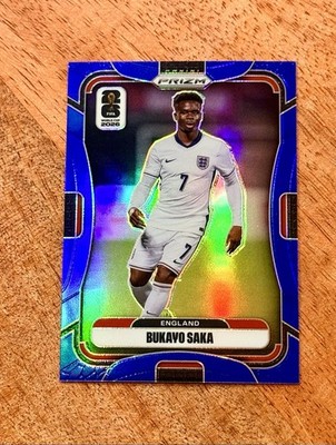 Bukayo Saka 2026 Panini Prizm FIFA World Cup Blue Prizm /40 #100