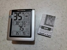 AcuRite Wireless Digital Indoor Thermometer Hygrometer Monitor Humidity Acu Rite