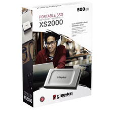 Kingston XS2000 500GB USB-C Portable External SSD (SXS2000/500G)