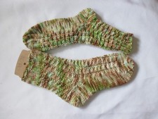 Dicke Stricksocken Gr. 38 - 39 Sofasocken NEU 8-fach Sockenwolle handgefärbt