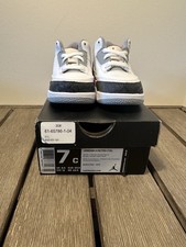 NEW DS Nike AIR JORDAN 3 White Fire Red Silver Black Size 7C TD BABY