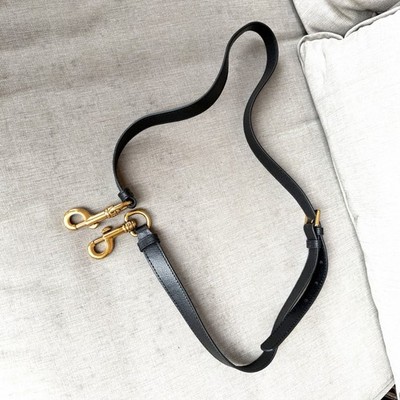 Dior Leather Shoulder Bag Strap Black