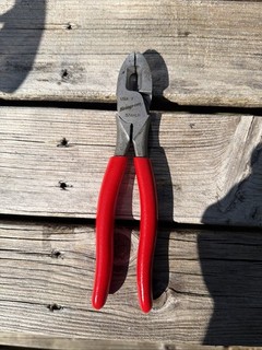 Snap On the Lineman 57AHLP Pliers with Red Handle