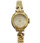 Timex Vintage Ladies Watch Goldtone Wind-up Beautiful Speidel Band Works Well