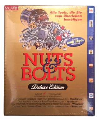McAfee Nuts & Bolts Deluxe Edition Windows PC Neu Sealed Retro 1998