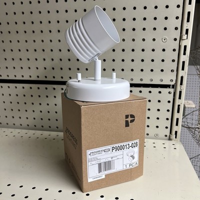 New Progress Lighting P900013 Kitson 5''W Outdoor Semi-Flush Ceiling - White