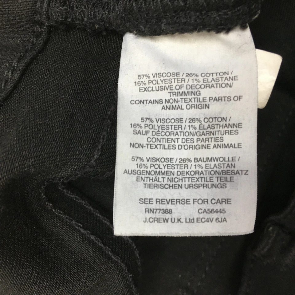 Pantalones de mezclilla MADEWELL para mujer talla 28 negros lavados ROADTRIPPER 5 bolsillos logotipo herrajes Foto 4 de 4