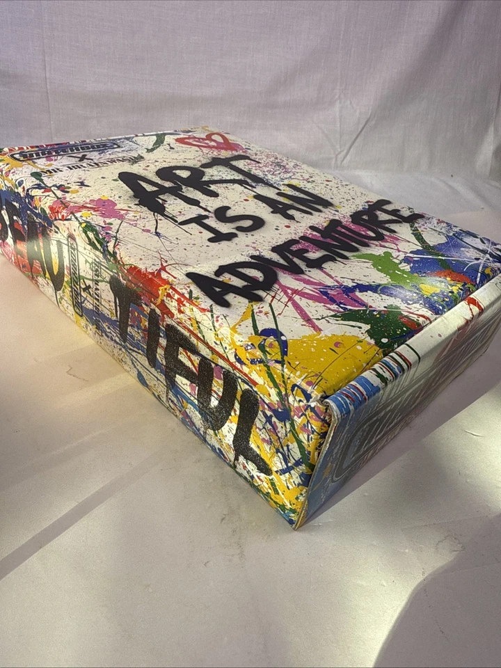 Mattel Creations Matchbox x Mr Brainwash 1964 Austin Mini Cooper S Graffiti NEW - Image 3 of 4