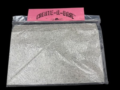 1996 D&A Products CREATE-A-BASE Foam Craft Base 12''x8''x1/2'' Modeling Diorama