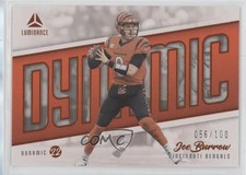 2022 Panini Luminance Dynamic Orange 56/100 Joe Burrow #DYN-JBU 0c3
