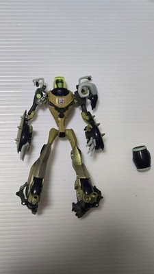 TAKARA TOMY Transformers Animated Oil Slick Decepticon Gold Black Gray Figure